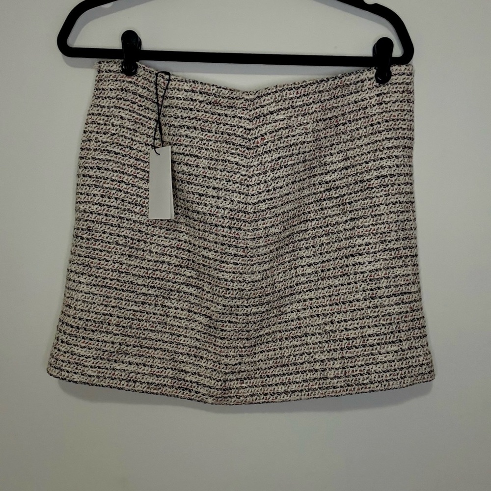 Chic Tweed Mini Skirt